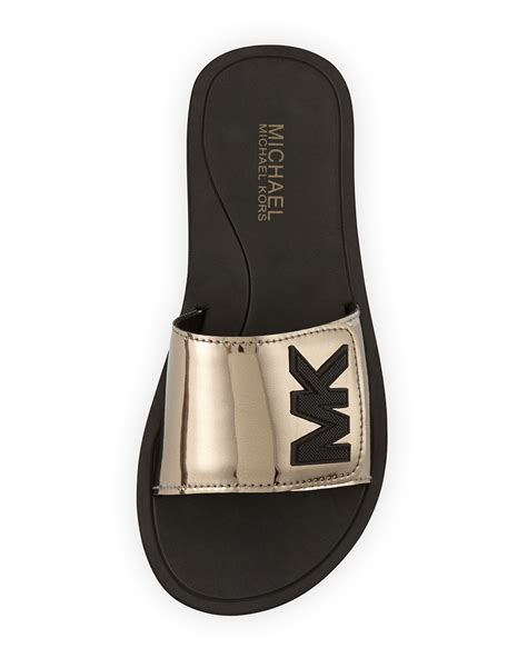 michael kors slides women's